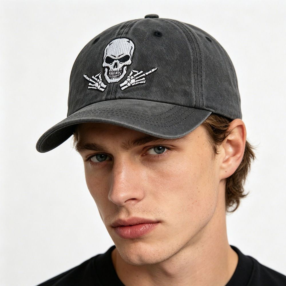 RGmen Skull Baseball Cap - Image 3
